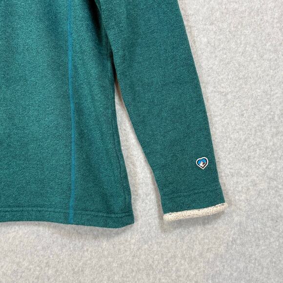 Kuhl Alaska Sweater Size L 1/4 Zip Knit Pullover Sherpa Outdoor Trail Gorpcore - Picture 4 of 16